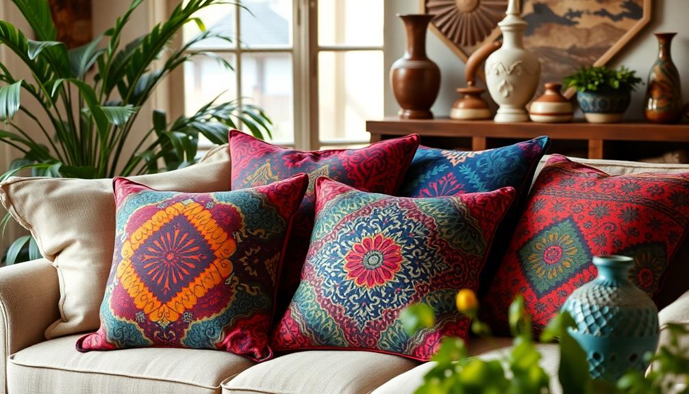 comfortable batik home decor