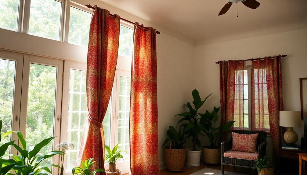 distinctive handcrafted batik drapes