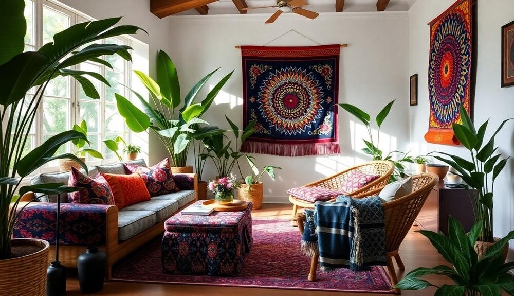 indonesian fabrics dominate interiors