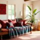 indonesian fabrics transform living room