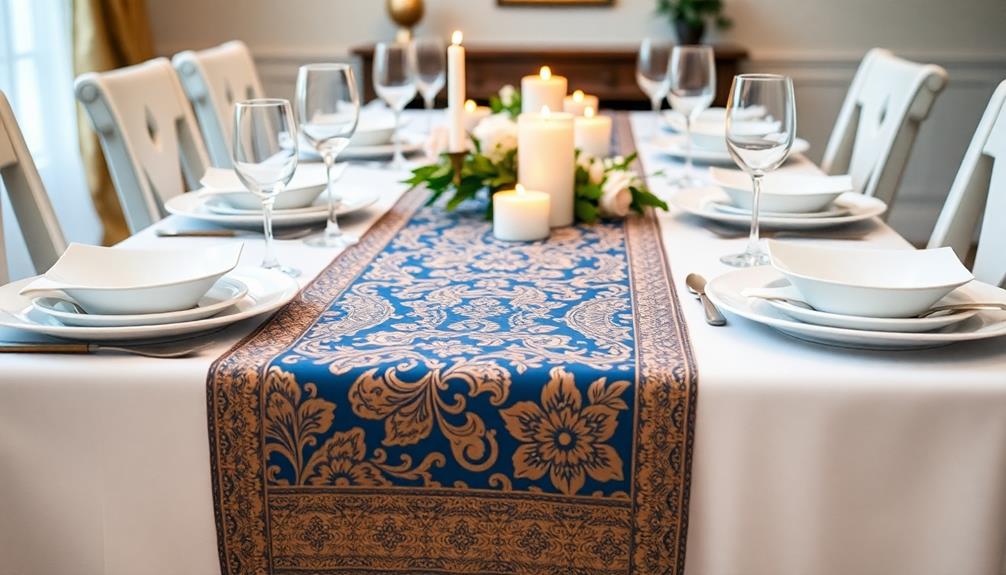 stylish batik table decor