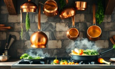 copper cookware enhances flavor