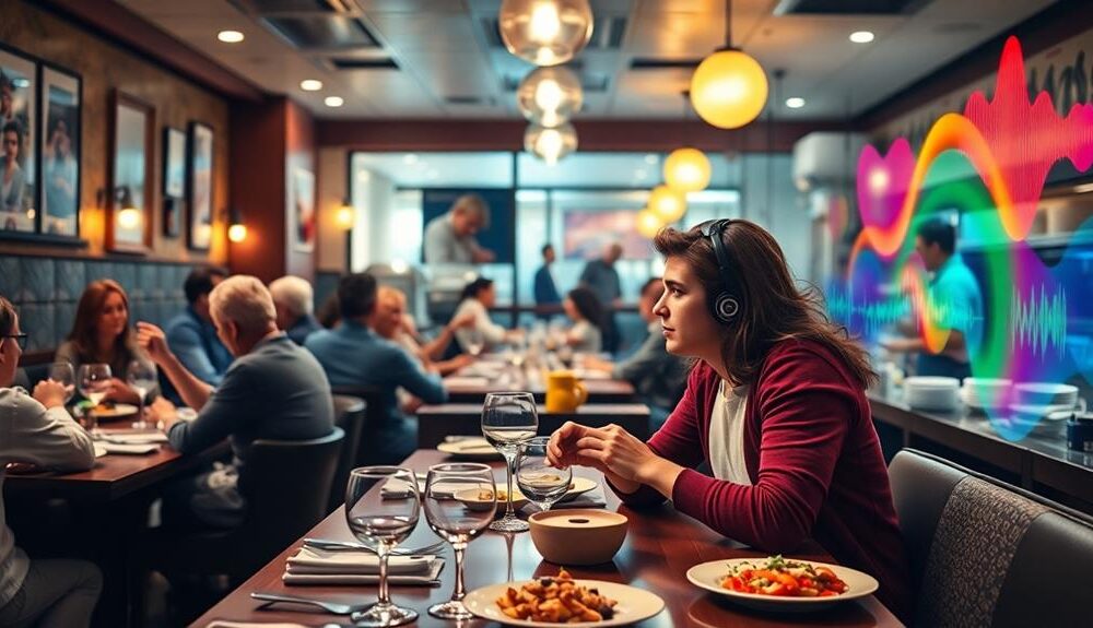 restaurant noise impacts taste