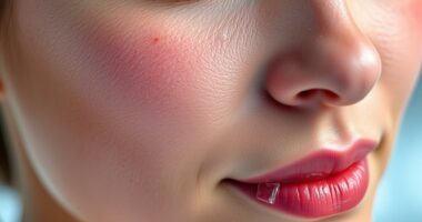 facial icing reduces redness