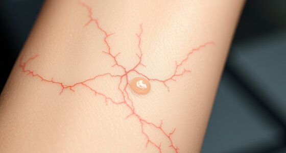 stress signs appear skin