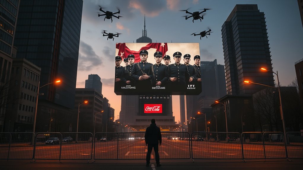 authoritarian repression and surveillance