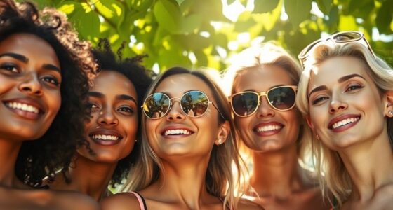 diverse tinted sunscreen options