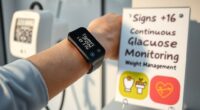 glucose monitoring for weight