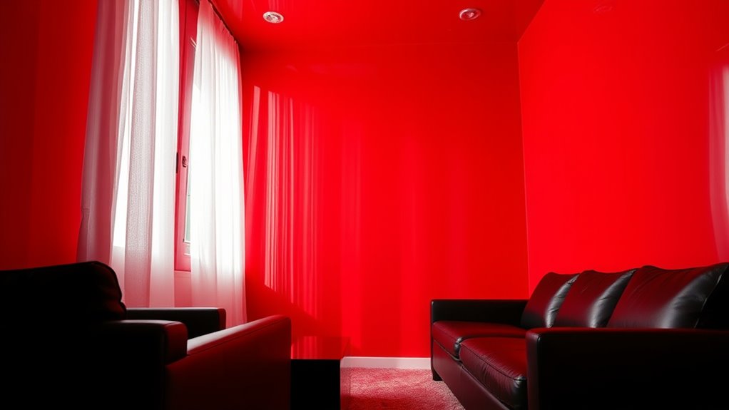 layered lighting enhances monochrome ambiance