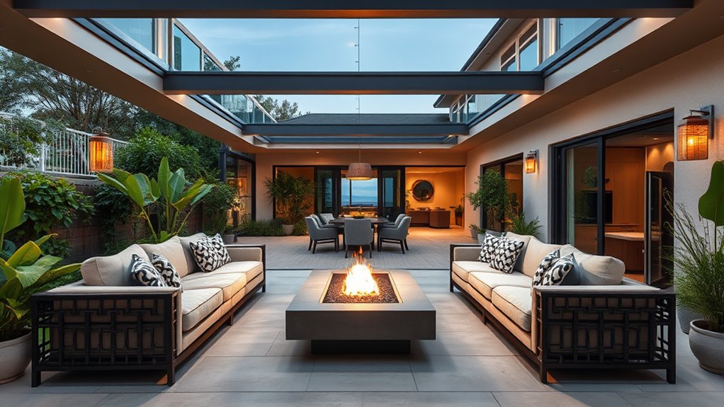 seamless outdoor living space