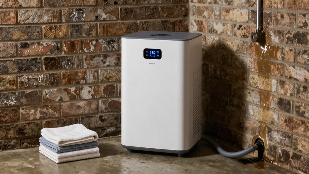 efficient quiet basement dehumidifier