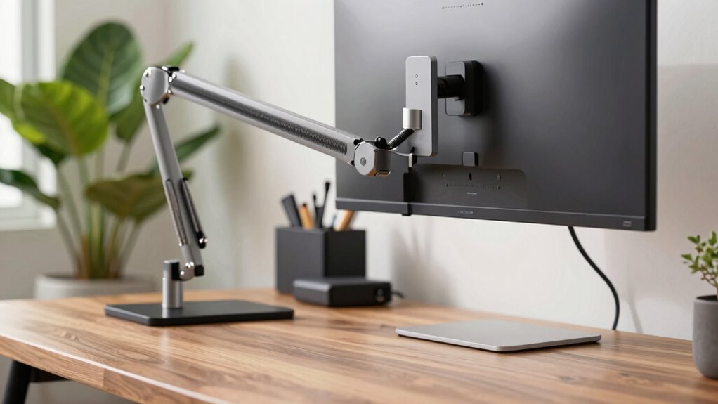 ergonomic adjustable monitor support