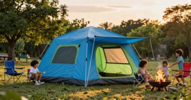 family friendly camping tent selection