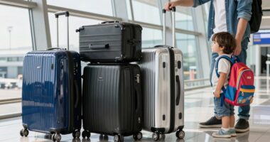 family travel luggage tips