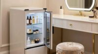 makeup vanity refrigerator facts