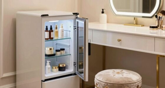 makeup vanity refrigerator facts