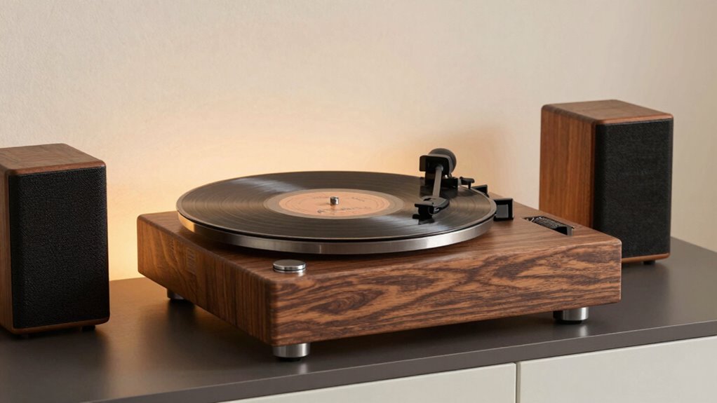 vintage inspired built in amplification