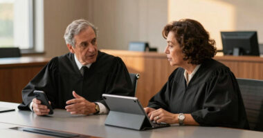 What led to an unusual courtroom clash between Justices Alito and Sotomayor