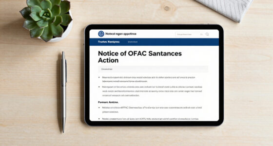 Notice Of OFAC Sanctions Action