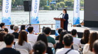 Commissioner Roswall Gives An Opening Address At The 9Th Water Festival