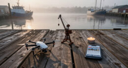 Ukrainian Drone Attack On Russian Port City Kills Four. Fire Reported At Port.