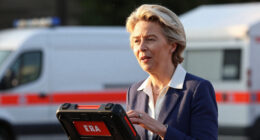 Von Der Leyen Addresses Emergency Response Center Visit