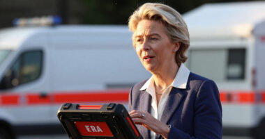 Von Der Leyen Addresses Emergency Response Center Visit