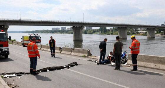 Russia Strikes Bridge Over Dnipro River In Ukraine’s Zaporizhzhia, Injuring Five, Including Red Cross Workers