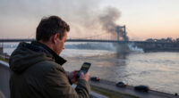 Russian Forces Strike A Second Major Kyiv Bridge Across The Dnipro After Two Days Of Attacks On The South Bridge