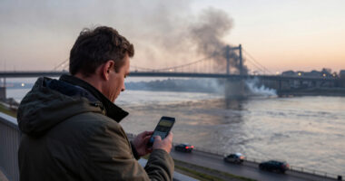 Russian Forces Strike A Second Major Kyiv Bridge Across The Dnipro After Two Days Of Attacks On The South Bridge
